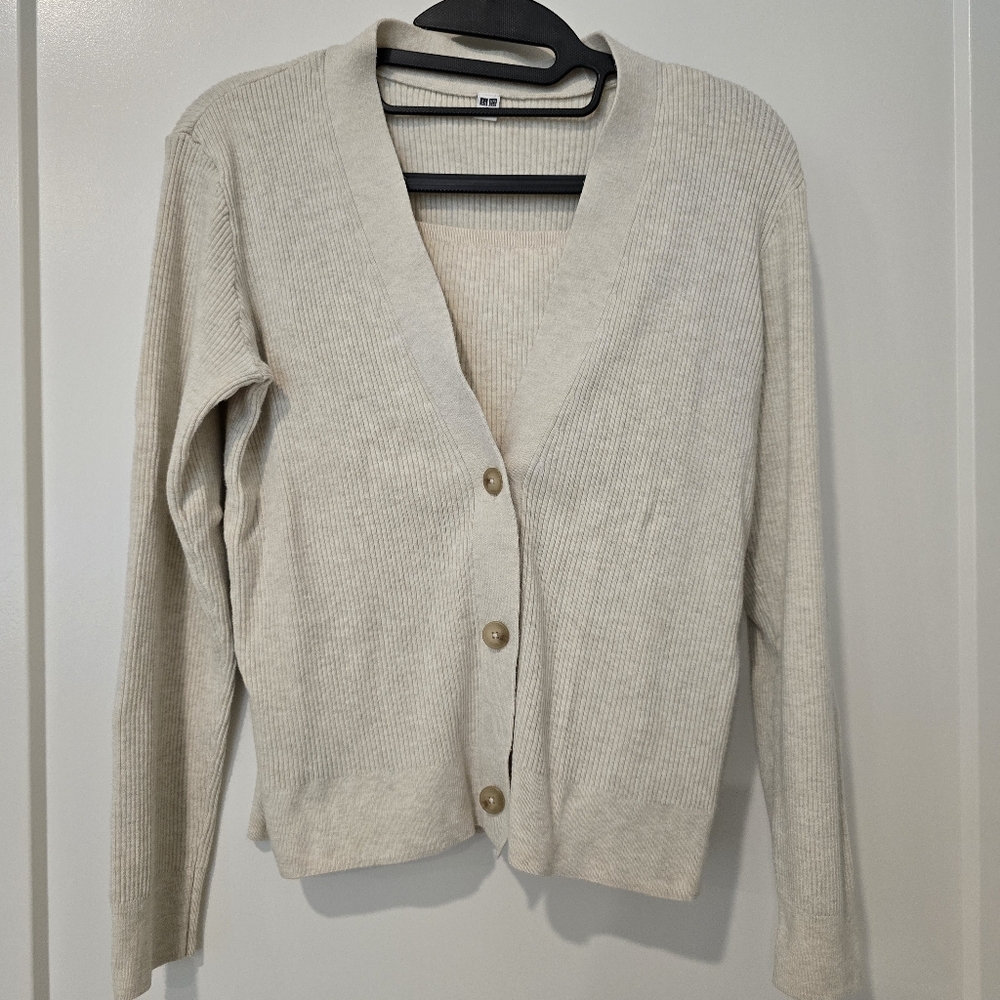 Uniqlo Washable Rib Knit Set